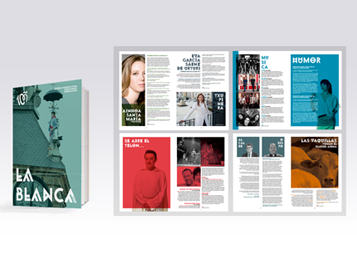 Revista La Blanca Cadena 100 - Diseño editorial - Kitcrea Laboratorio Visual