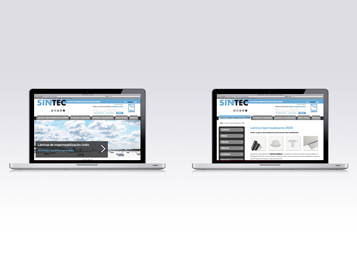 Sintec - Diseño web - Diseño realizado para Veiss Comunicación